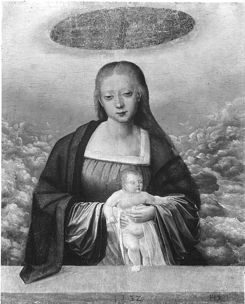 Maria mit Kind, 1532, Hans Schöpfer il Vecchio