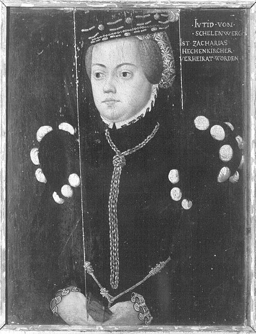 Bildnis der Judith von Schellenberg, 1550, Hans Schöpfer il Vecchio