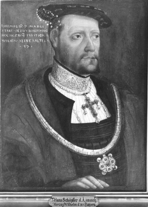 Herzog Wilhelm IV. von Bayern, 1540, Hans Schöpfer il Vecchio