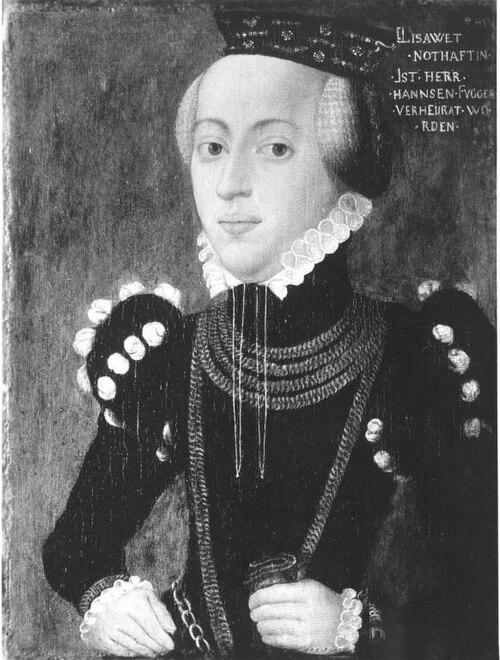 Bildnis der Elisabeth Nothafft, 1563, Hans Schöpfer il Vecchio
