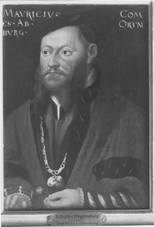 Graf Moritz von Ortenburg, 1539, Hans Schöpfer il Vecchio