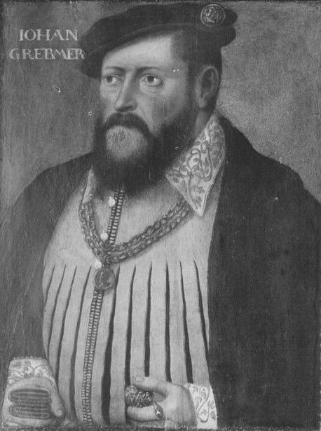 Bildnis des herzoglichen Kammerdieners Johann Grebmer zu Neuenhaus, , Hans Schöpfer il Vecchio
