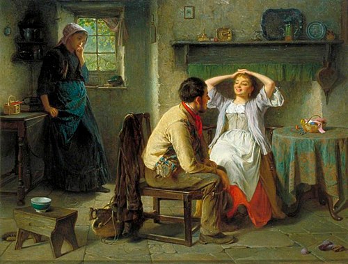 Jealousy and Flirtation, 1874, Haynes King