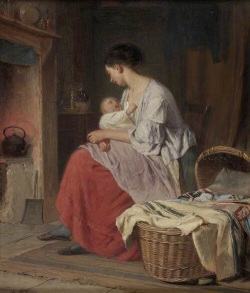Mother and Child, 1873, Haynes King