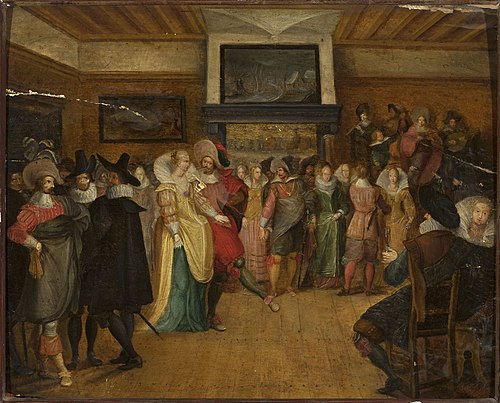 Ball scene, 1610, Hieronymus Francken I