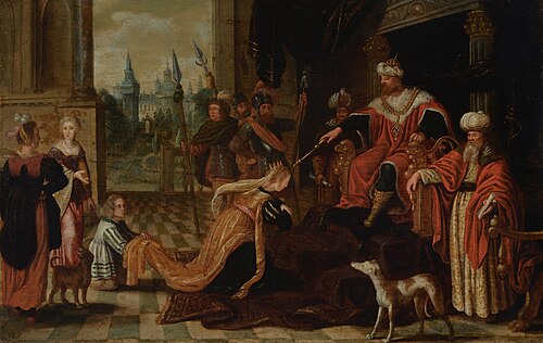 Esther before Ahasuerus, 1615, Hieronymus Francken II