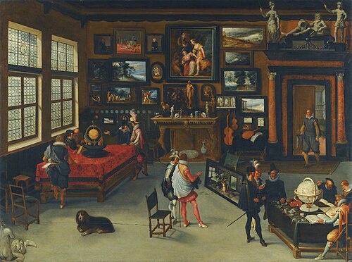 Cabinet de collectionneur, 1607, Hieronymus Francken II