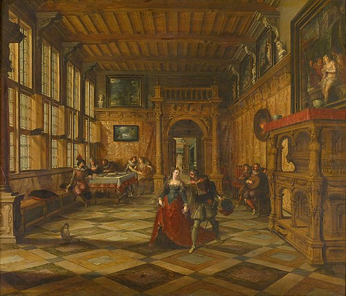 Gesellschaftsszene, 1600, Hieronymus Francken II
