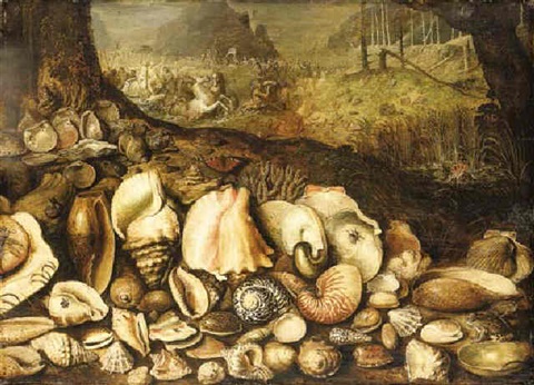 Shells with Neptune and Amphitrite, 1620, Hieronymus Francken II