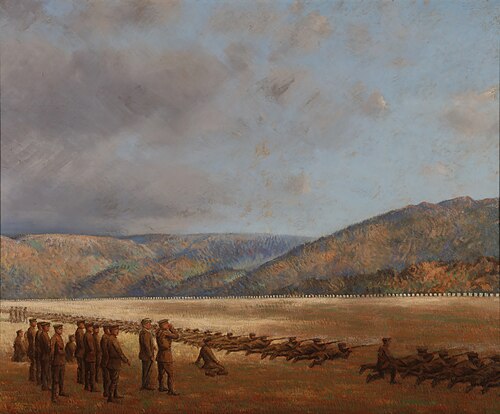Camp at Sunrise, 1915, Homer Watson