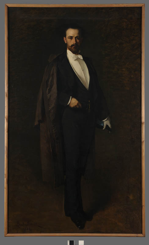 Portrait of Bronisław Amszyński, 1882, Władysław Bakałowicz