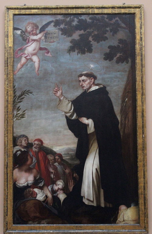 S. Vincent preaching, 1644, Alonso Cano