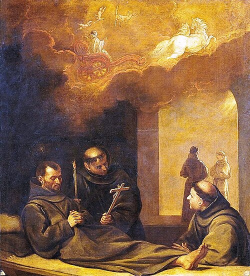 Death of S. Francis of Assis, 1650, Alonso Cano
