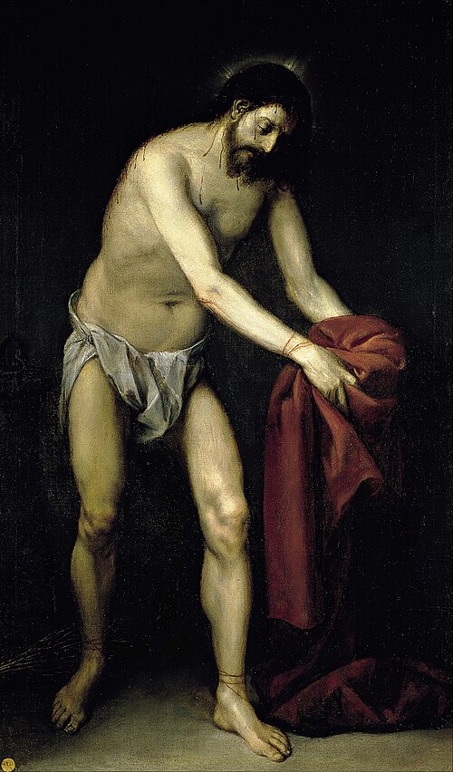 Cristo recogiendo las vestiduras, , Alonso Cano
