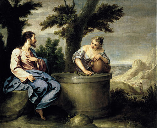 Christ and the Samaritan, , Alonso Cano