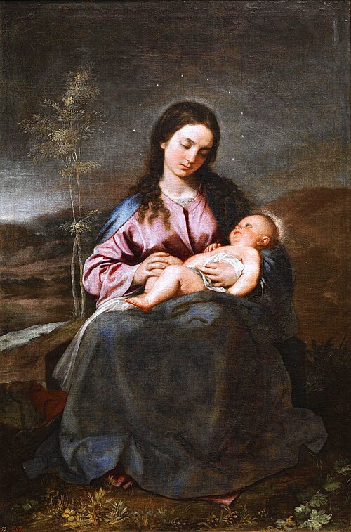 The Virgin and Child, 1645, Alonso Cano