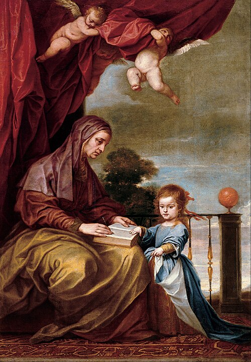 The Education of the Virgin, 1650, Alonso Cano