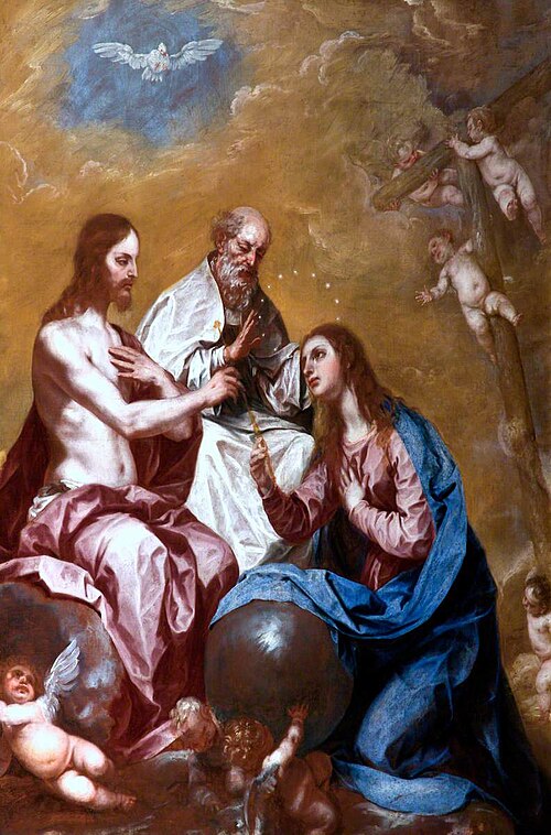 The Coronation of the Virgin, 1656, Alonso Cano