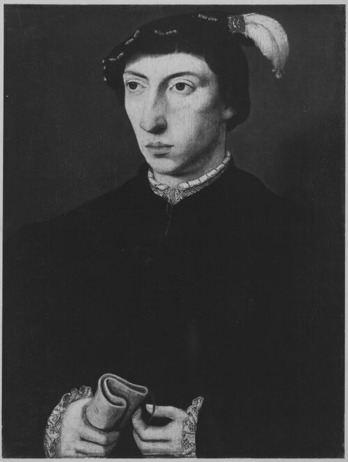 Portrait of an unknown man, 1515, Jean Clouet