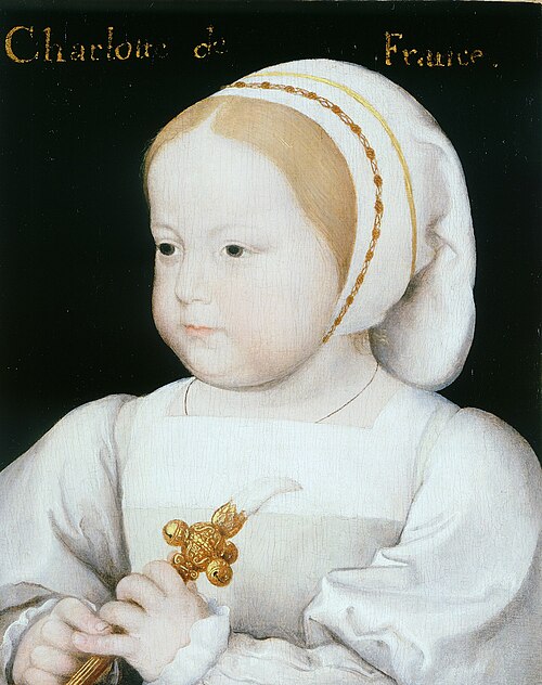 Portrait of Madeleine of France (1520–1537), 3rd Daughter of François I (1494–1537) and Claude of Fr, 1522, Jean Clouet
