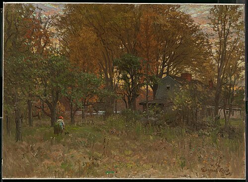 The Old Roundy House on the Neponset River, 1890, John Joseph Enneking
