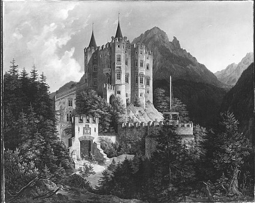 Schloss Hohenschwangau, 1836, Ferdinand Jodl
