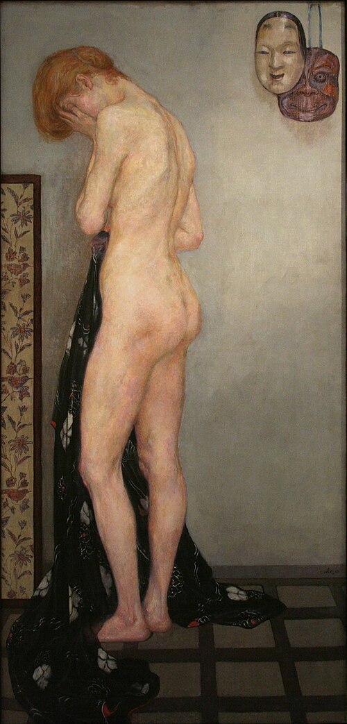 Model, 1904, Emil Orlik