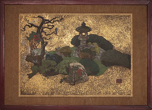 Japanischer Garten, 1901, Emil Orlik