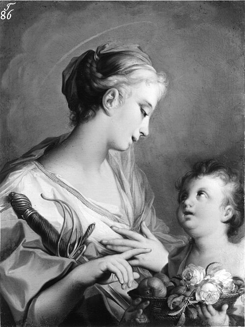 Saint Dorothea, 1725, Ignazio Stern
