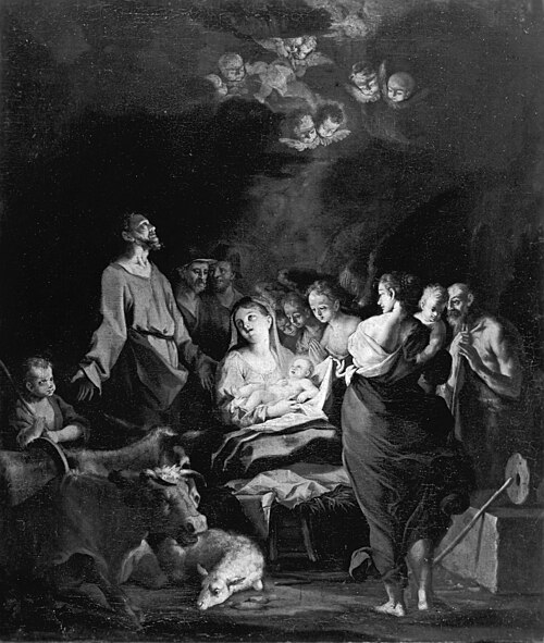 The Adoration of the Shepherds, 1724, Ignazio Stern