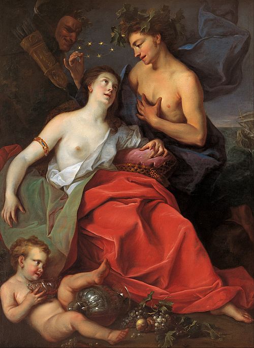 Bacchus and Ariadne, 1705, Ignaz Stern