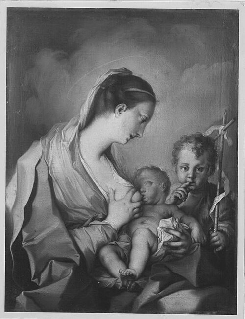 Maria mit Kind und Johannesknaben, , Ignazio Stern