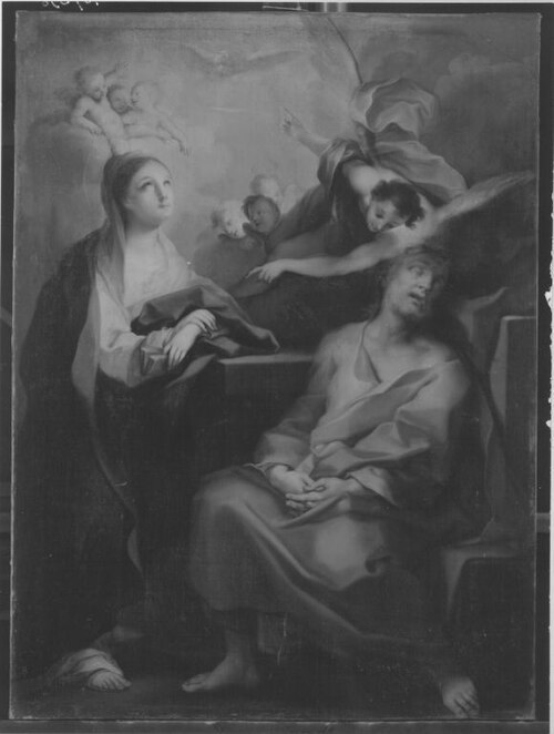 Traum des hl. Josef, 1725, Ignazio Stern