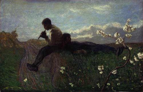 An Idyll, 1882, Giovanni Segantini