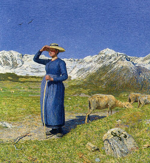 Midday in the Alps, 1891, Giovanni Segantini