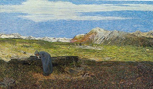 Woman at the Fountain, 1893, Giovanni Segantini