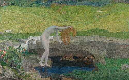 La vanità, 1897, Giovanni Segantini