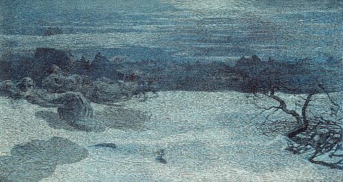 Il castigo delle lussuriose, 1896, Giovanni Segantini