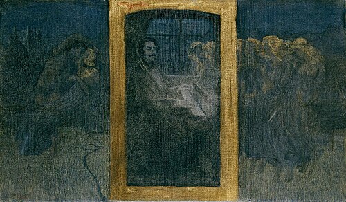 Evocazione creatrice della musica, 1897, Giovanni Segantini