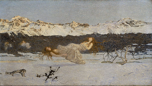 The Punishment of Lust, 1891, Giovanni Segantini