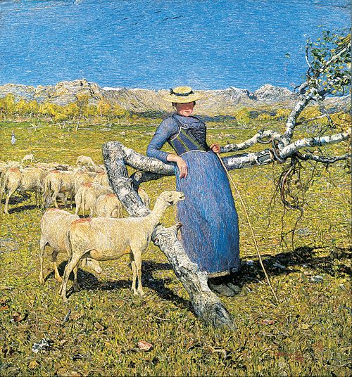 High Noon in the Alps, 1892, Giovanni Segantini