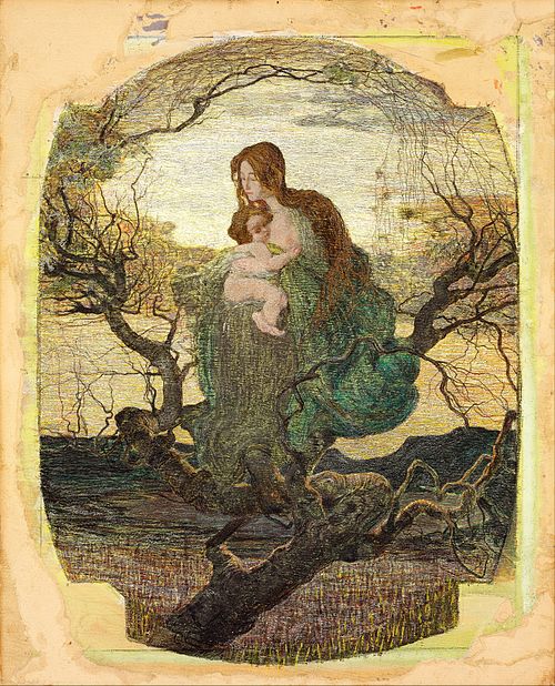 The Angel of Life, 1894, Giovanni Segantini