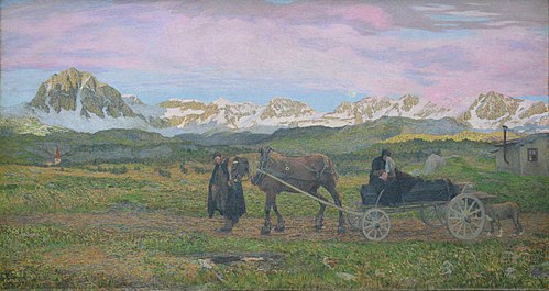 Returning Home, 1895, Giovanni Segantini