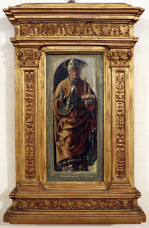 Saint Petronius, 1473, Ercole de' Roberti