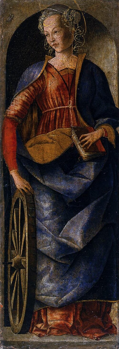 Saint Catherine of Alexandria, 1470, Ercole de' Roberti