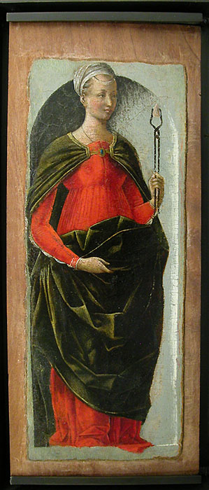 Saint Apollonia, 1470, Ercole de' Roberti