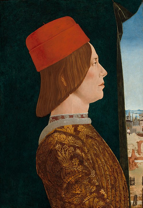 Giovanni II Bentivoglio, 1480, Ercole de' Roberti