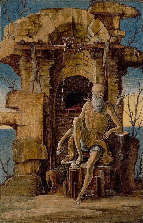 Saint Jerome in the Wilderness, 1470, Ercole de' Roberti