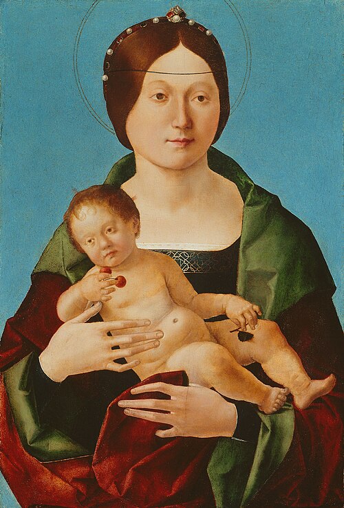 Virgin and Child, 1493, Ercole de' Roberti