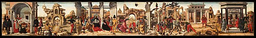 Storie di san Vincenzo Ferrer, 1473, Ercole de' Roberti